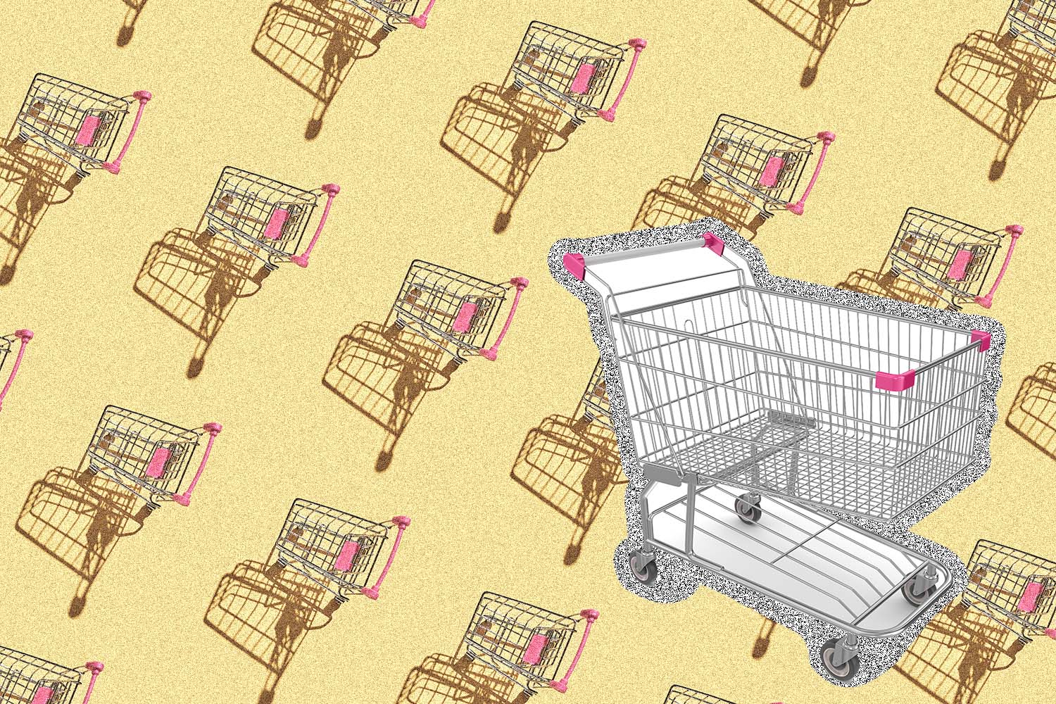 push-style shopping carts